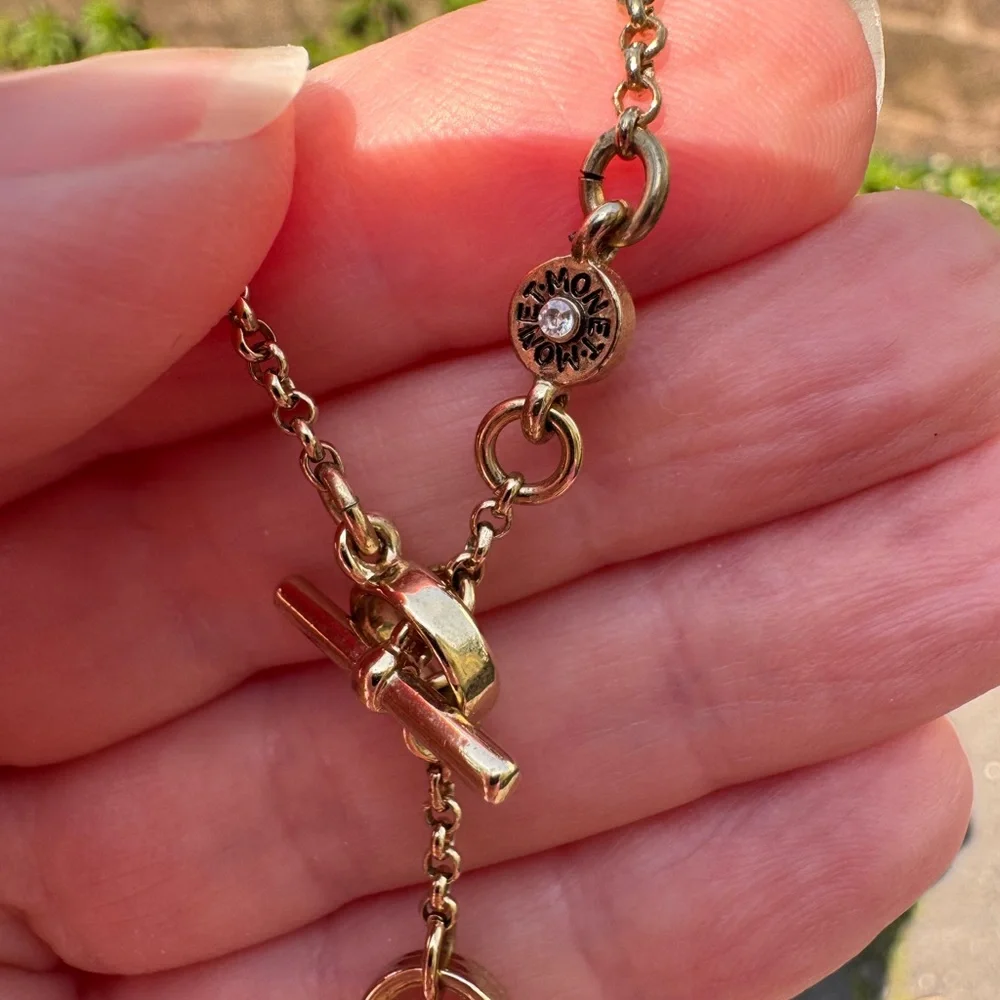 MONET Glass Pendant Necklace
